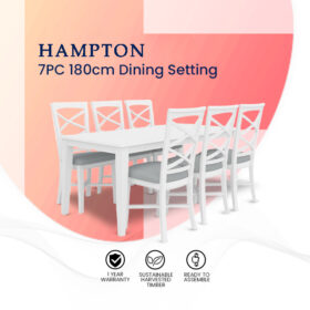 Summer 7 PCS 180 CMS Dining Setting