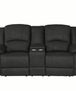 Jet Captain Lounge 2-Seater (Electric) with plush seating and zig-zag springs, enhancing a chic interior.