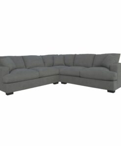 Stylish 5 seater corner lounge featuring low-profile design, scatter cushions, and durable construction for a sophisticated living space.