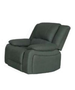 Captain 1-seater manual recliner lounge with Rhino fabric upholstery, solid wood frame, and foam cushioning for plush comfort and durability.