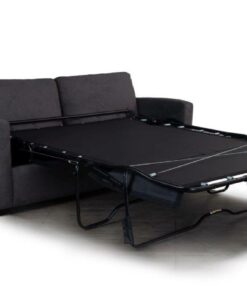 Loft Nouget Zoe Double Sofa Bed with easy bi-fold mechanism, perfect for small spaces, in a bright room.