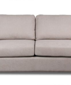 Loft Graphite Zoe Double Sofa Bed with loose cushions and memory foam, in a trendy living area.