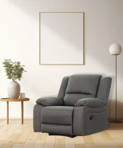 Luxurious 1-seater electric recliner featuring Rhino fabric, pocket coil foam, and spring support for ultimate relaxation and durability.