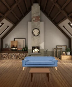 Light Grey Lavender 2.5 Seater featuring single-cushion seating and piping details, elevated by angled oak legs in a modern space.