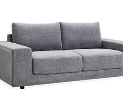 Kingston Sofa in Hampton fabric with HD PU foam and steel frame, in a stylish space.