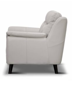 Elegant 2 seater lounge featuring 100% leather, dark walnut timber legs, and a durable timber and plywood frame for lasting comfort.