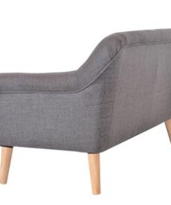 Muted Orange Lavender 2.5 Seater featuring a single cushion and piping, positioned in a vibrant living room.