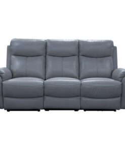 Gunmetal Camden LTH Lounge Set with electric recliners and lumbar support, in a sophisticated room.