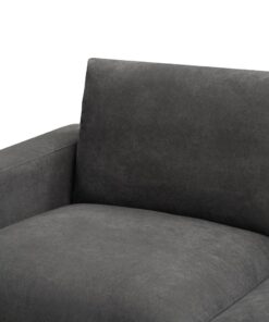 Light Grey Hasting 2.5 + 2 Seater Sofa with plush feather cushions, displayed in a contemporary living space.