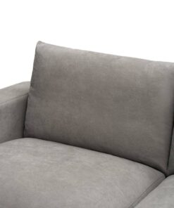 Dark Grey Hasting 2.5 + 2 Seater Sofa with low-profile look and sturdy frame, set in a trendy lounge.