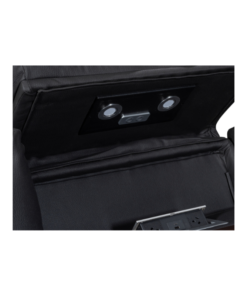 Excaliber 3-Seater Lounge with wireless charging and adjustable headrests, in a sophisticated media room.