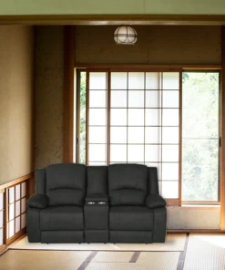 Latte Captain Lounge 2-Seater (Electric) with USB ports and pocket springs, displayed in a stylish lounge area.