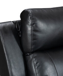 Modern home theatre lounge featuring 4 power recliners, a storage console, and USB ports for ultimate comfort and convenience.