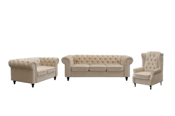 Toronto Velvet Fabric Lounge