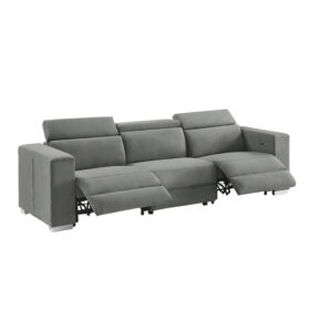 Tripoli Fabric 3+2 Seater Lounge with Electric Recliners